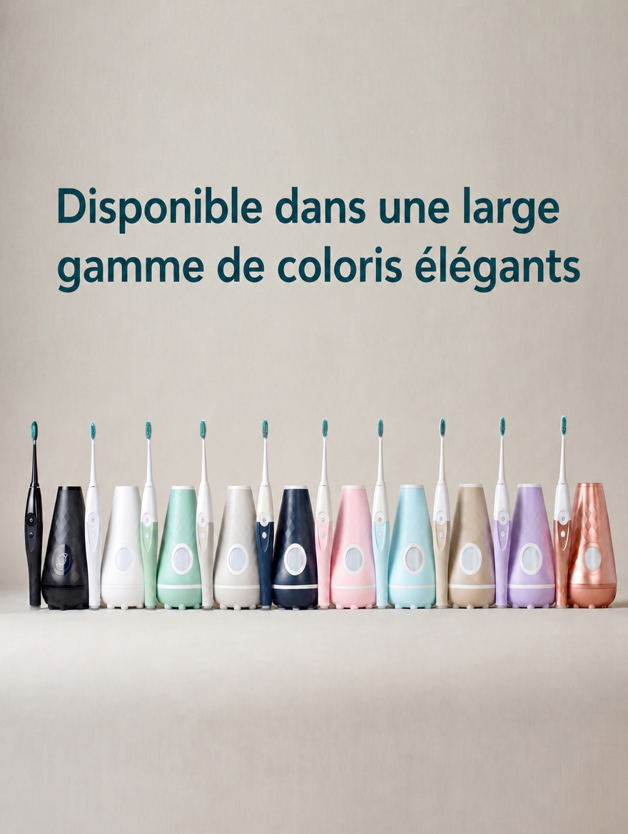 Disponible dans une large gamme de coloris élégants