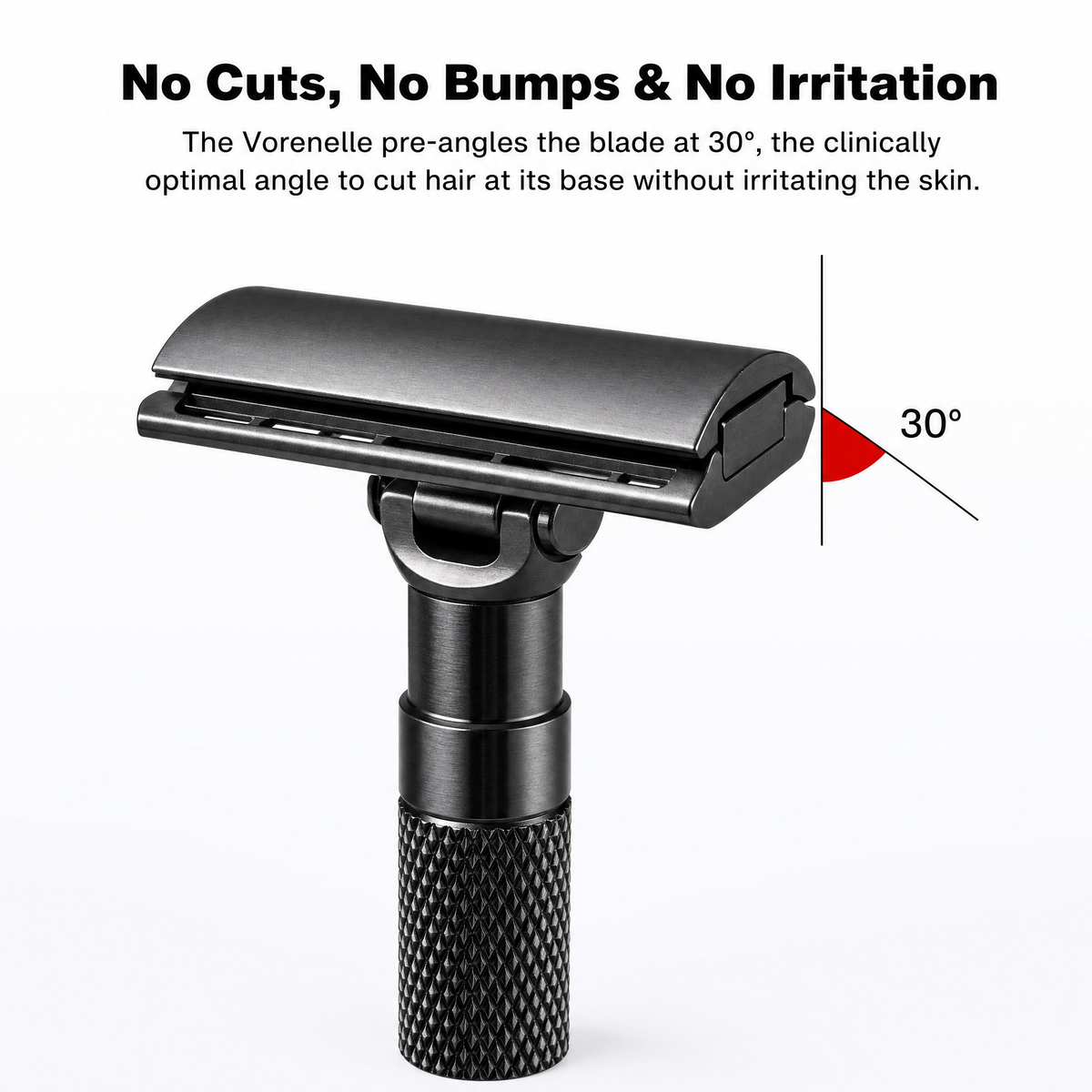 No cuts no bumps no irritation black