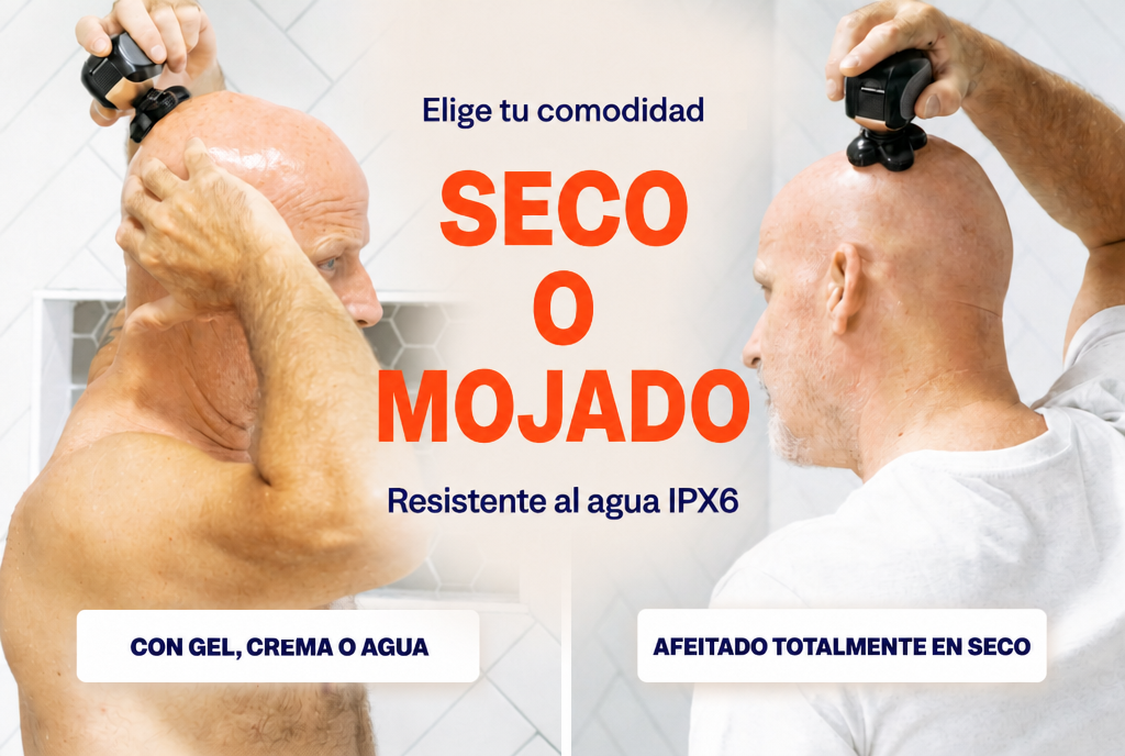 Afeitado en seco o mojado