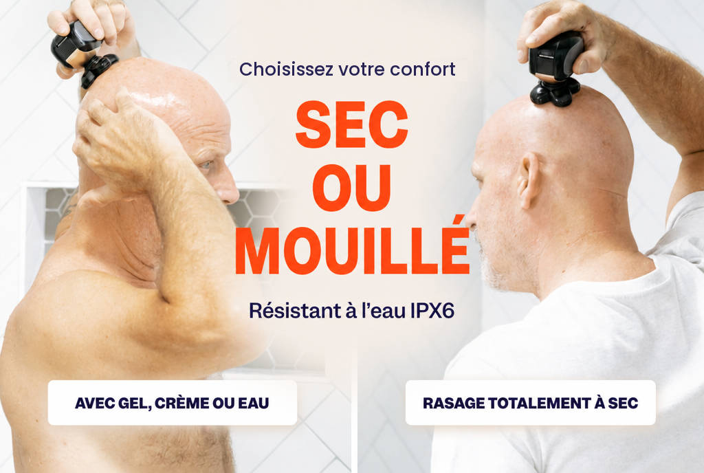 Rasage sec ou mouillé