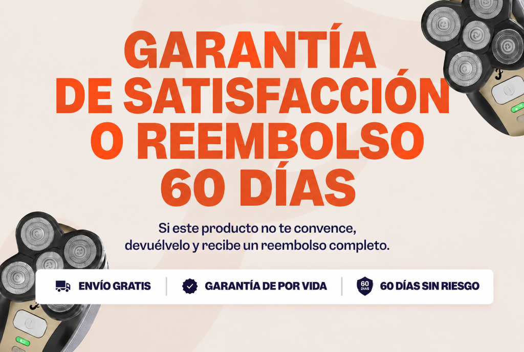 Garantía de satisfacción o reembolso 60 días