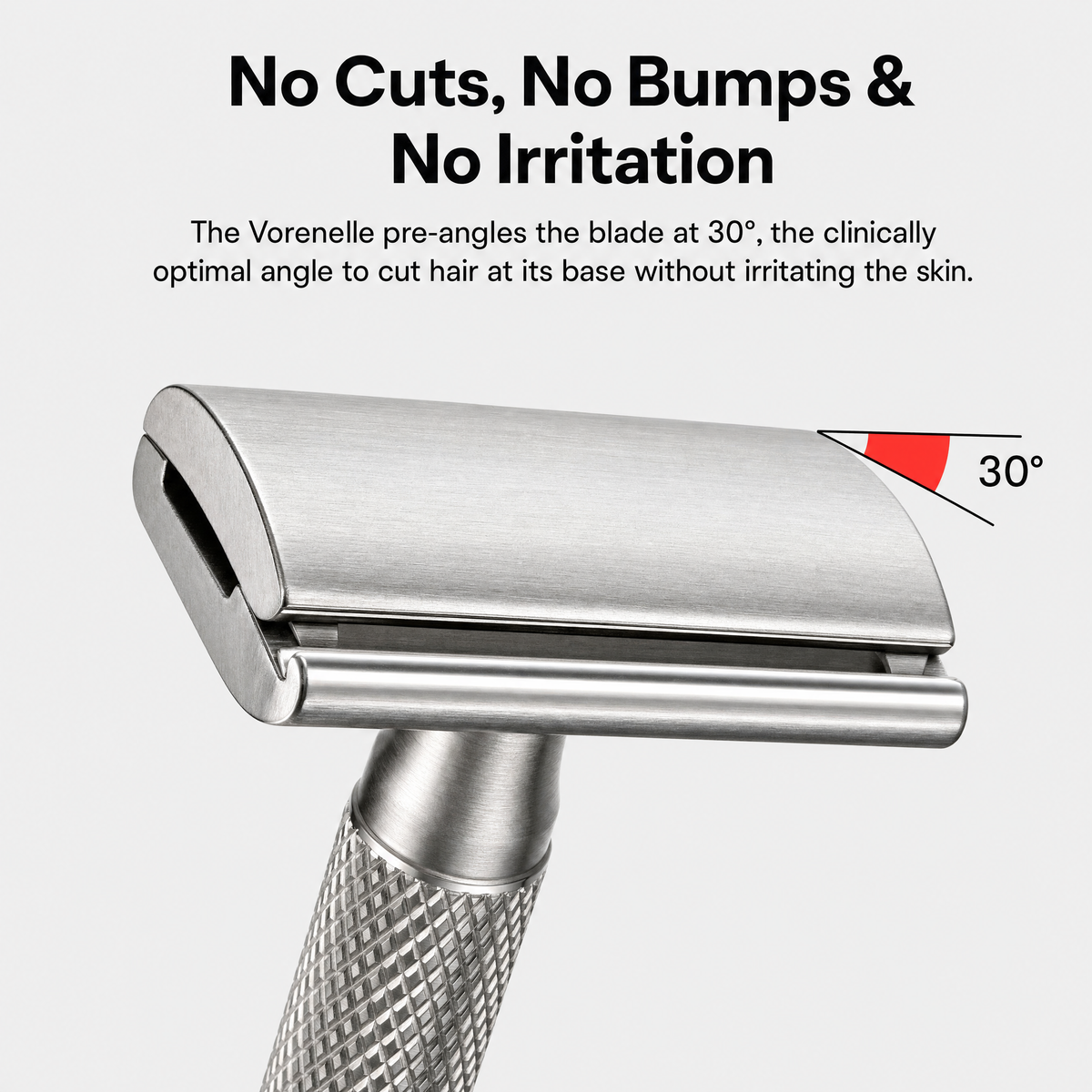 No cuts no bumps no irritation