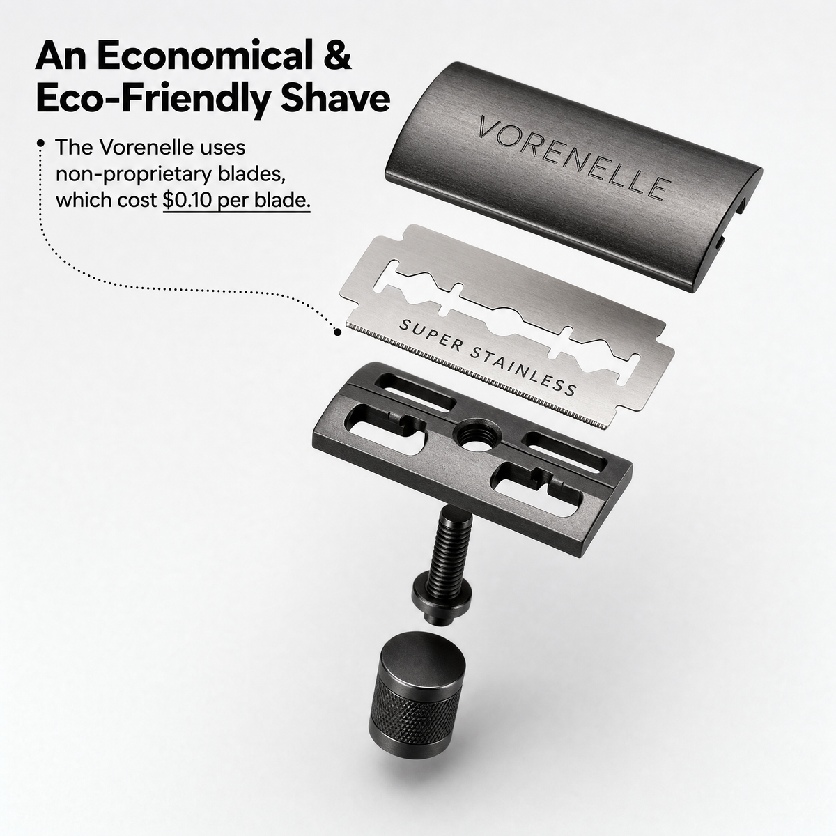 Economical and eco-friendly shave black