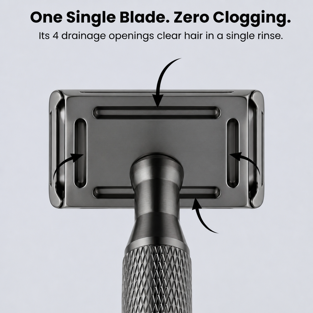 One single blade zero clogging black