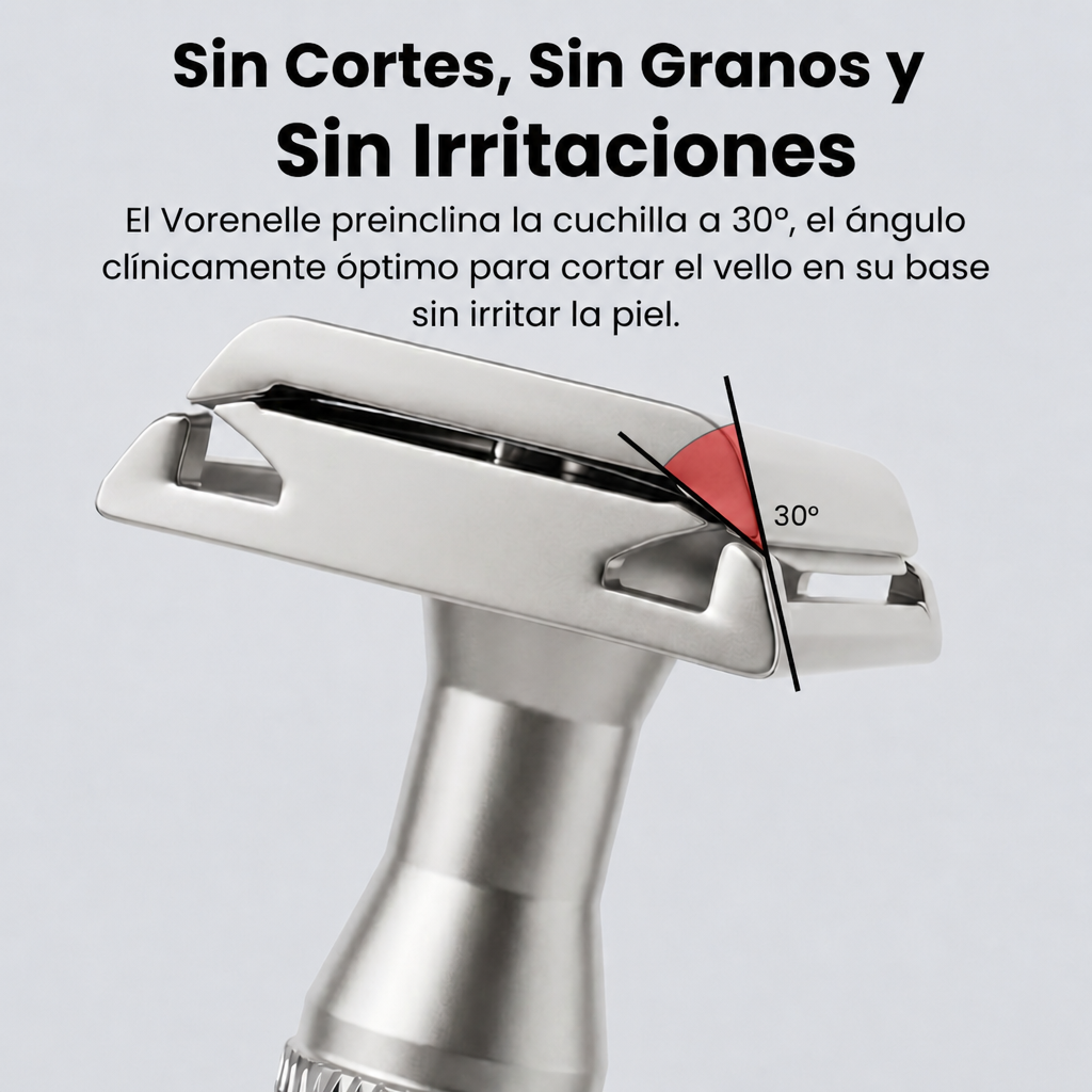 Sin cortes sin granos sin irritaciones