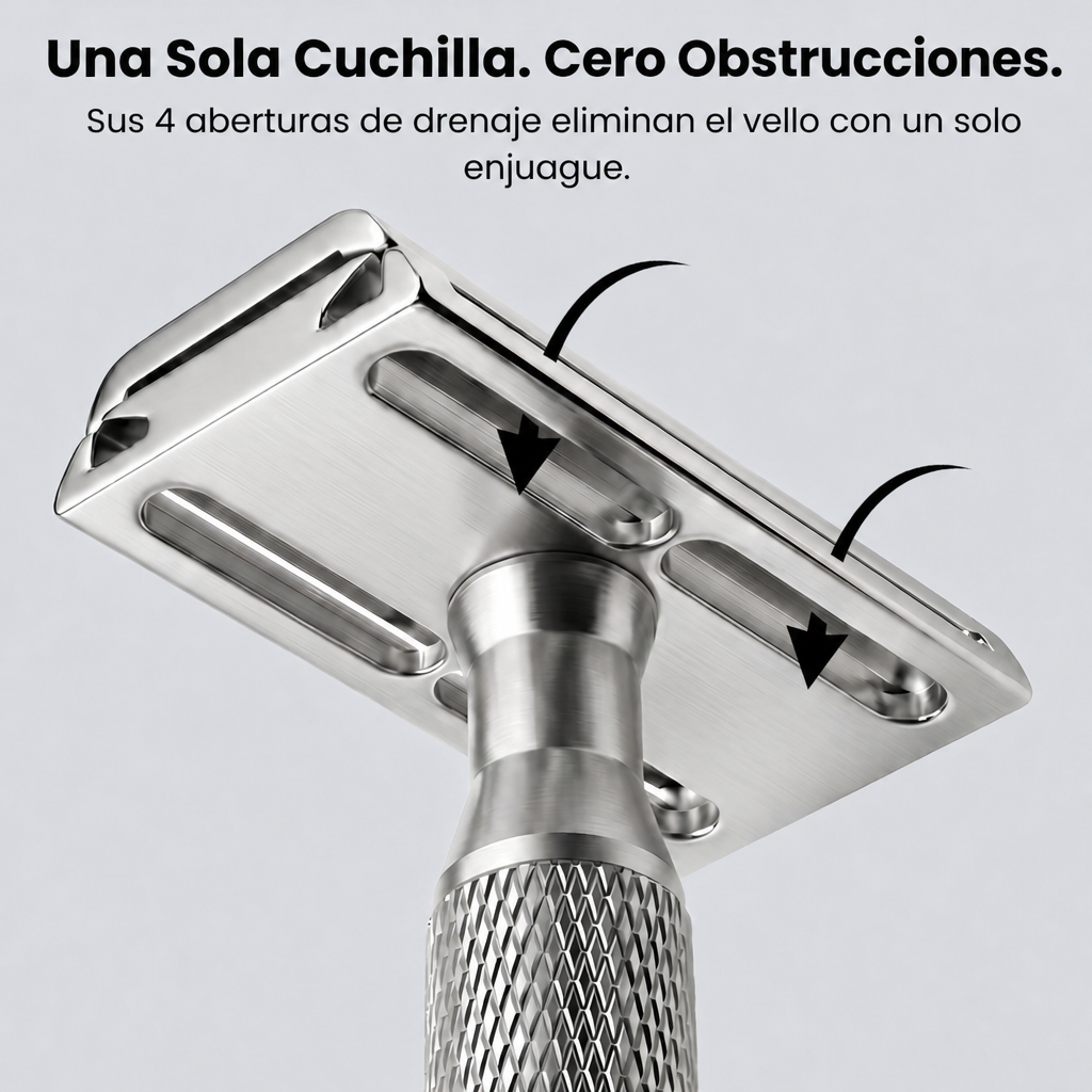 Una sola cuchilla cero obstrucciones